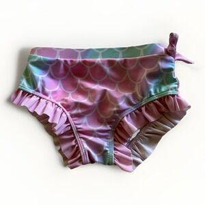 Disney PatPat‎ Little Mermaid Swim Bottom Girls 4-5Y Pink Purple Blue Teal Ariel